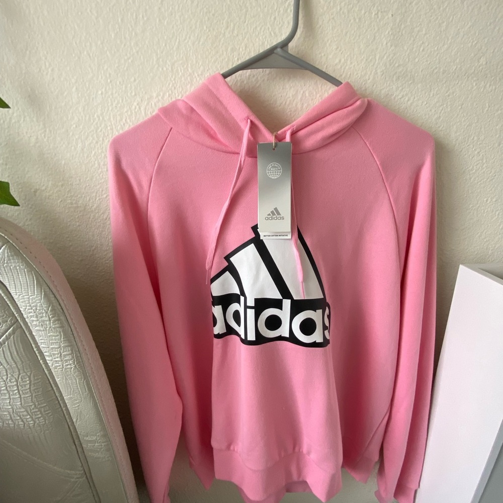 Pink Adidas Hoodie